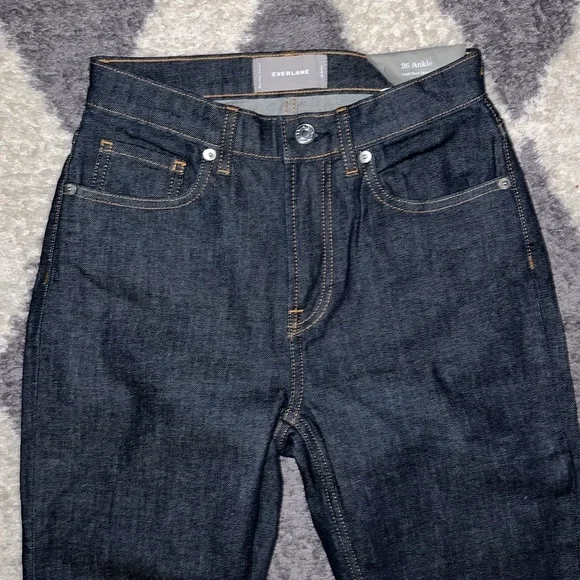 NWT Everlane High Rise Skinny size 26 ankle - Picture 4 of 12
